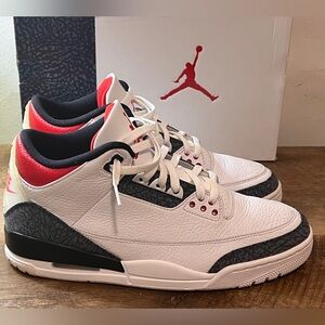 Air Jordan 3 Retro Denim SE 'Fire Red' (2020)